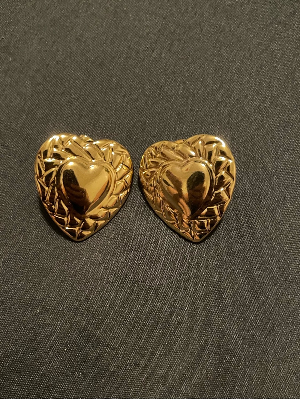 New - 18k gold plated, stainless steel earrings